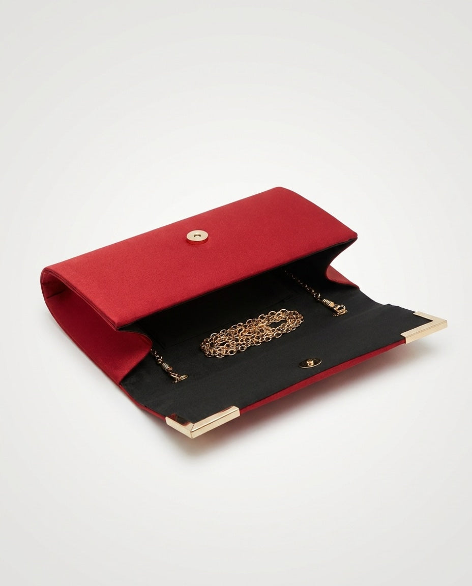 Aude Villeret | Chain Strap Envelope Clutch Bag