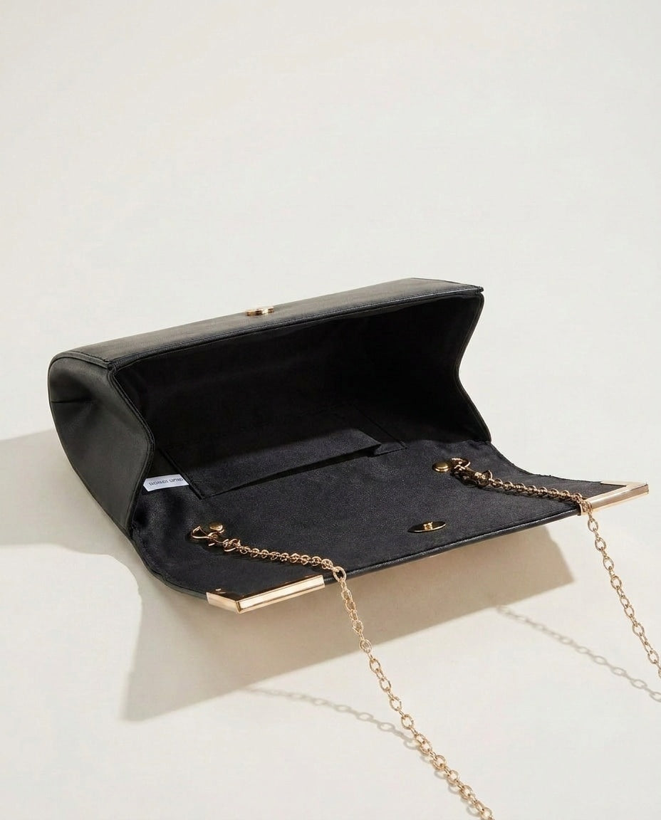 Aude Villeret | Chain Strap Envelope Clutch Bag
