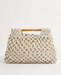 Avril Delaistre | Crochet Bamboo Handle Handbag