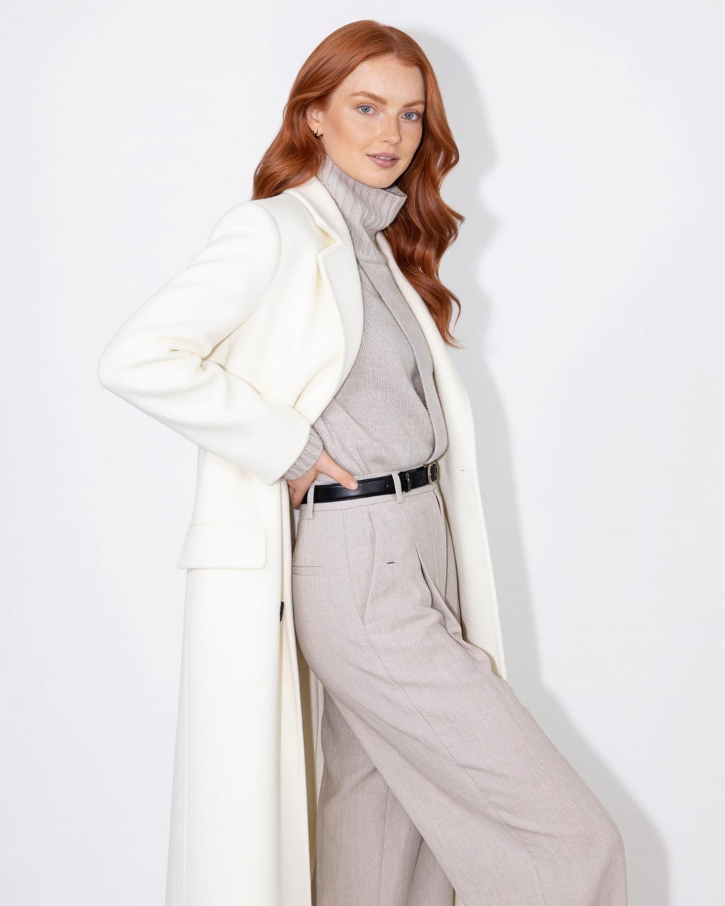Éliette Montciel | Notch Lapel Single-Breasted Maxi Coat