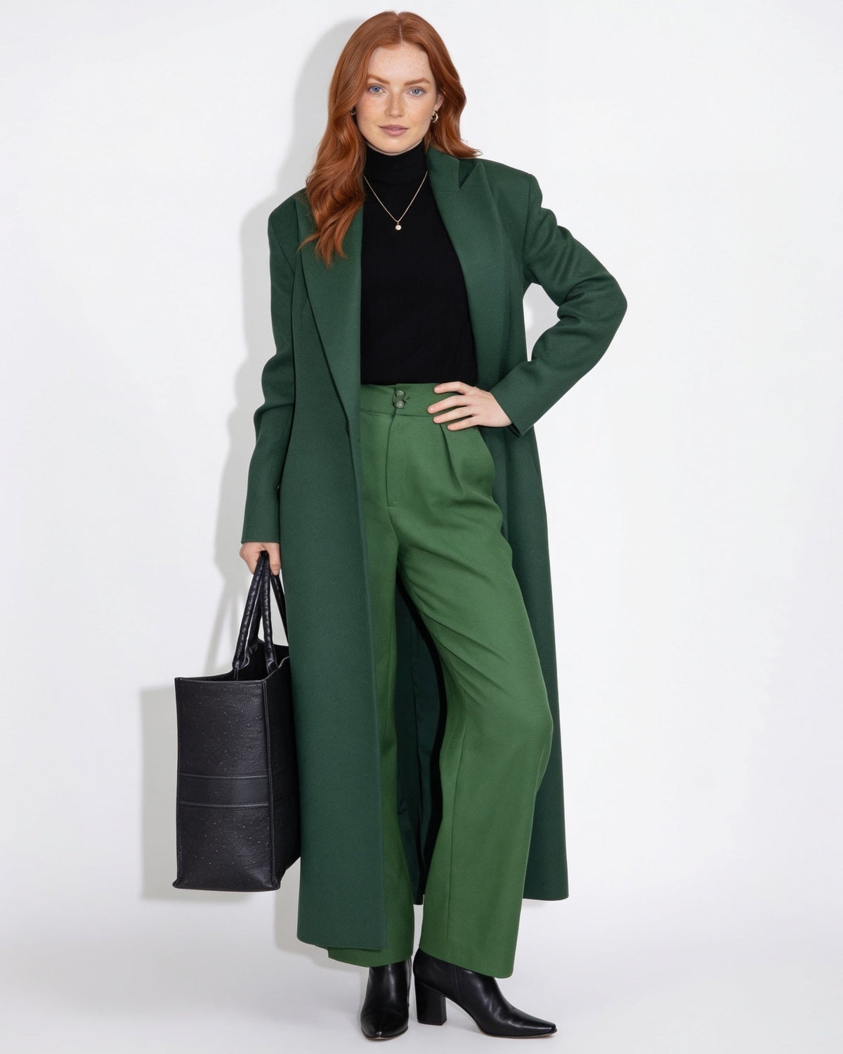 Éliette Montciel | Notch Lapel Single-Breasted Maxi Coat