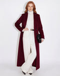 Éliette Montciel | Notch Lapel Single-Breasted Maxi Coat
