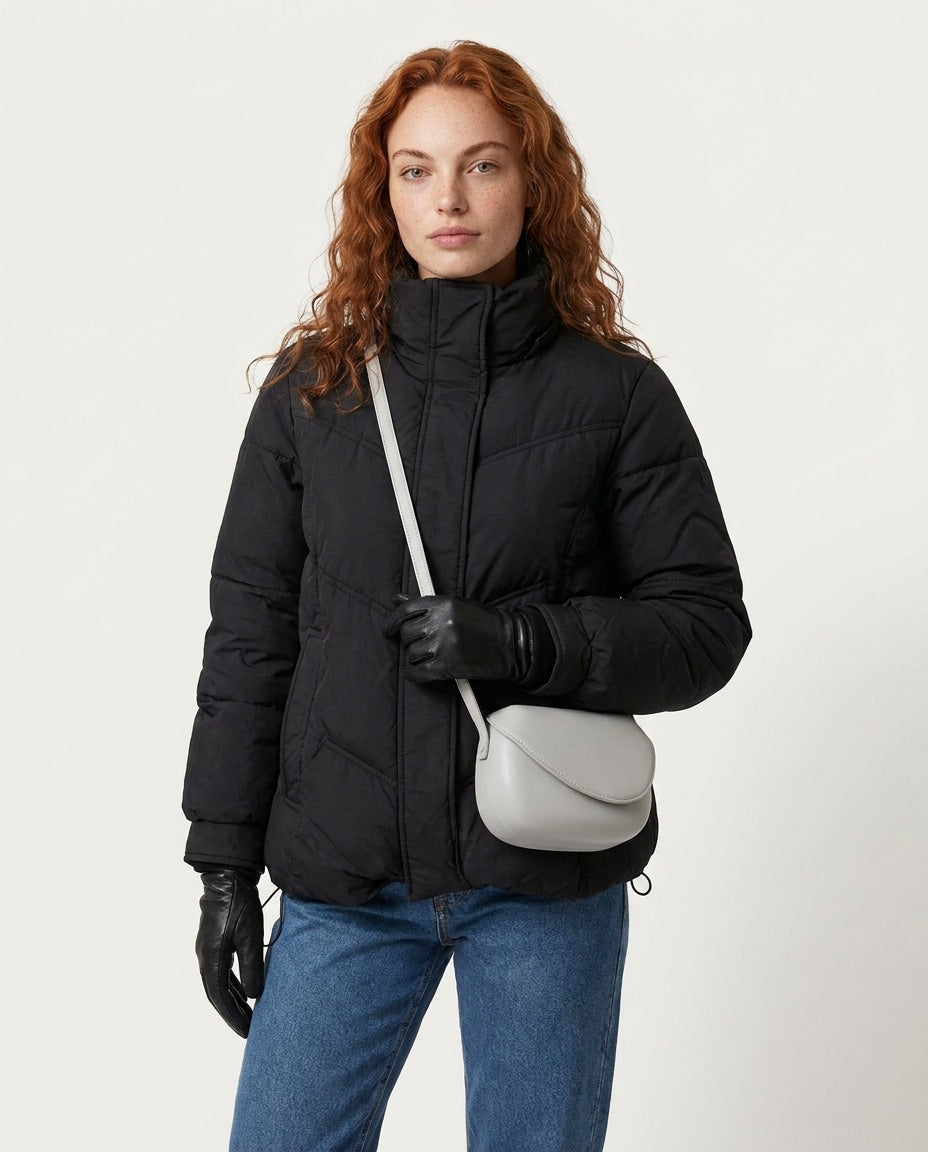 Faustine Delaunay | Curved Flap Mini Crossbody Bag