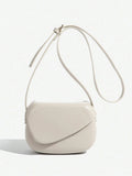 Faustine Delaunay | Curved Flap Mini Crossbody Bag
