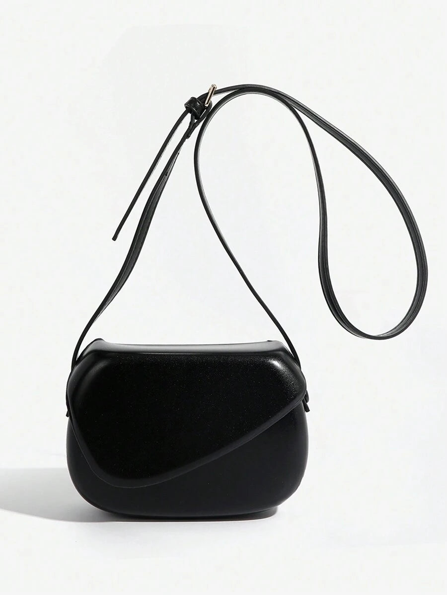 Faustine Delaunay | Curved Flap Mini Crossbody Bag