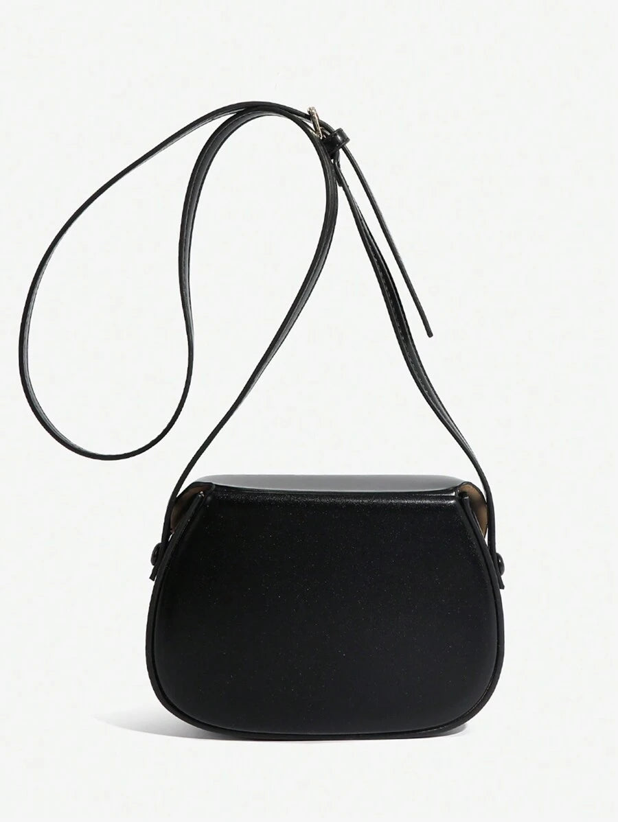 Faustine Delaunay | Curved Flap Mini Crossbody Bag