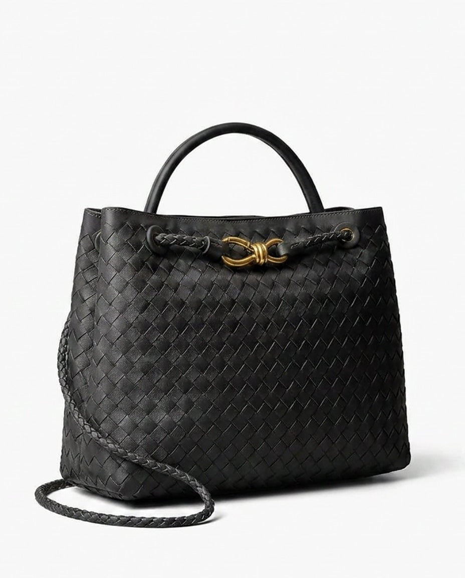 Astrée Chassard | Structured Woven Top-Handle Handbag