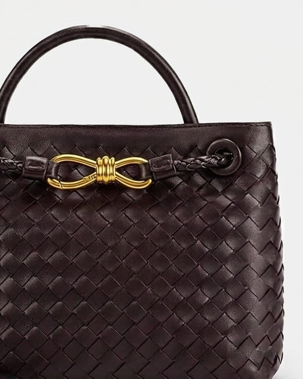 Astrée Chassard | Structured Woven Top-Handle Handbag