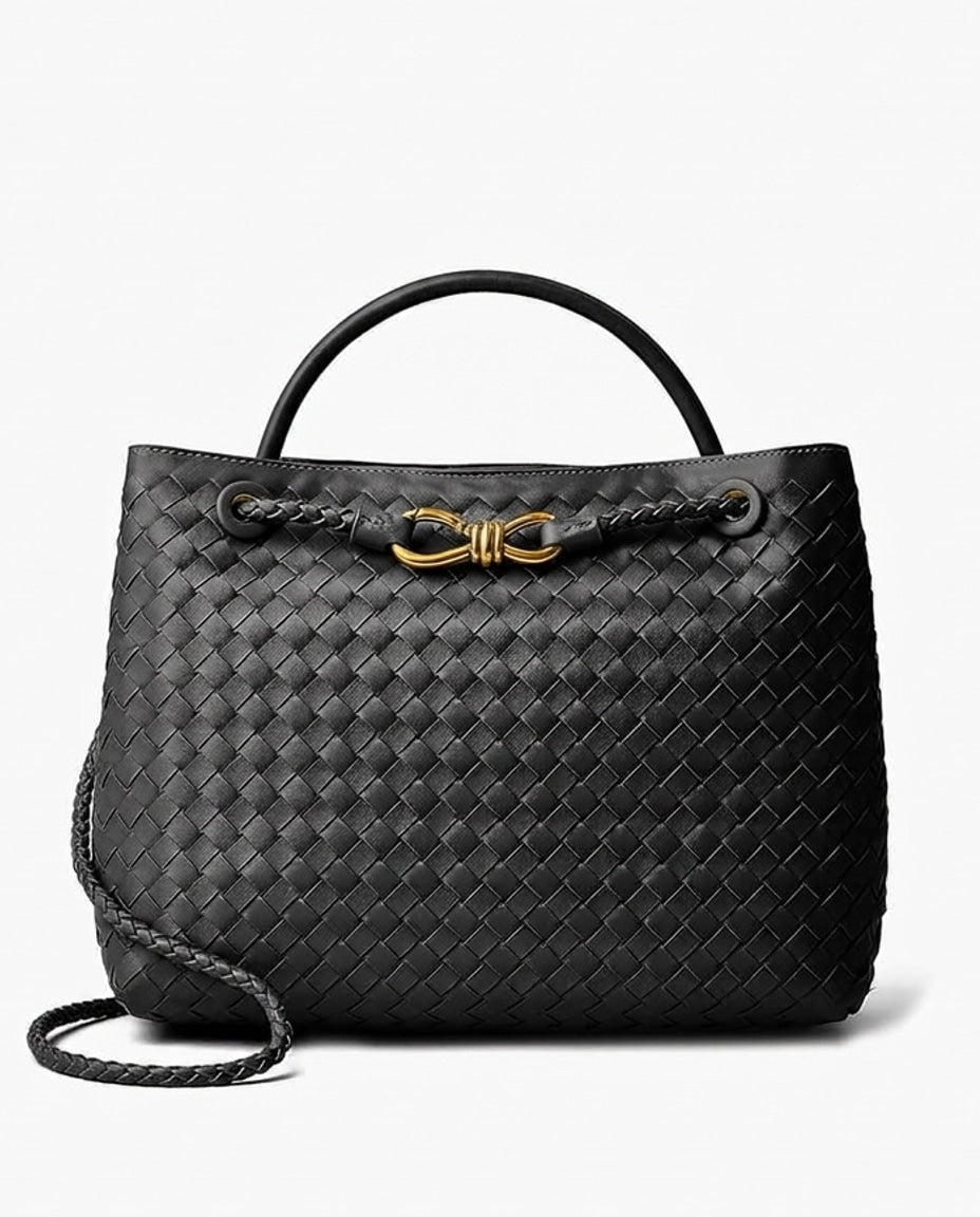 Astrée Chassard | Structured Woven Top-Handle Handbag