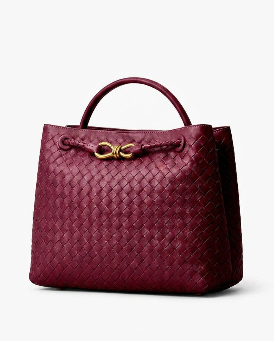 Astrée Chassard | Structured Woven Top-Handle Handbag