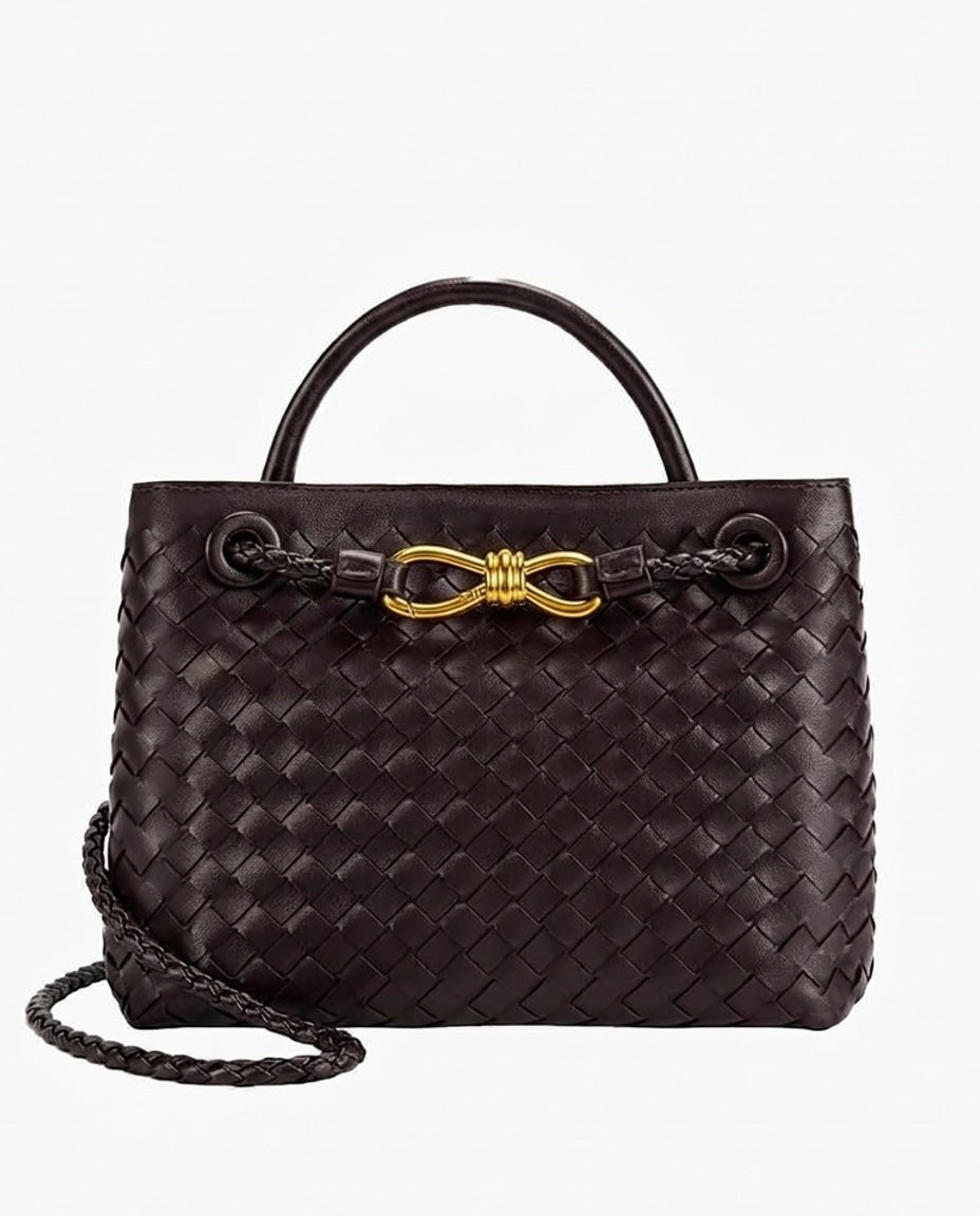Astrée Chassard | Structured Woven Top-Handle Handbag