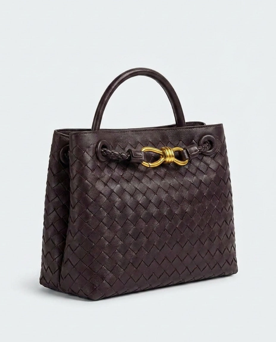 Astrée Chassard | Structured Woven Top-Handle Handbag