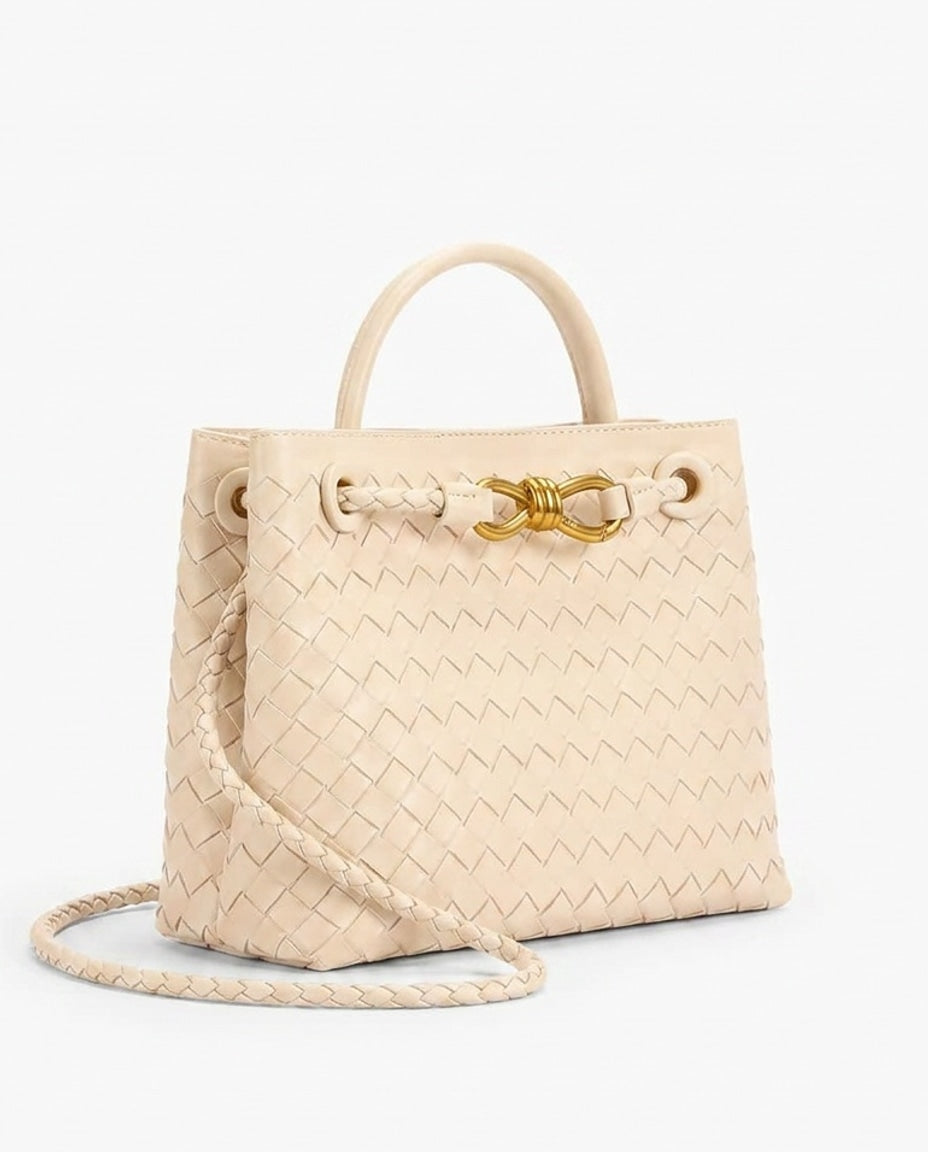 Astrée Chassard | Structured Woven Top-Handle Handbag
