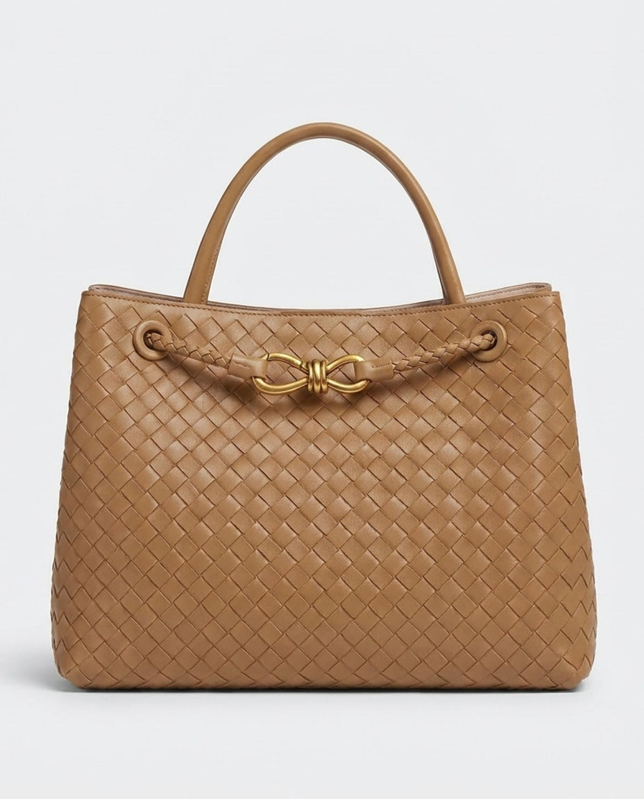 Astrée Chassard | Structured Woven Top-Handle Handbag