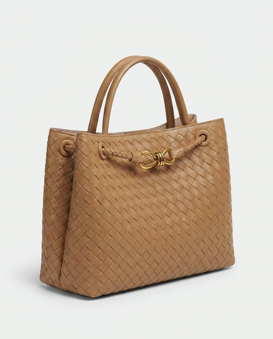 Astrée Chassard | Structured Woven Top-Handle Handbag