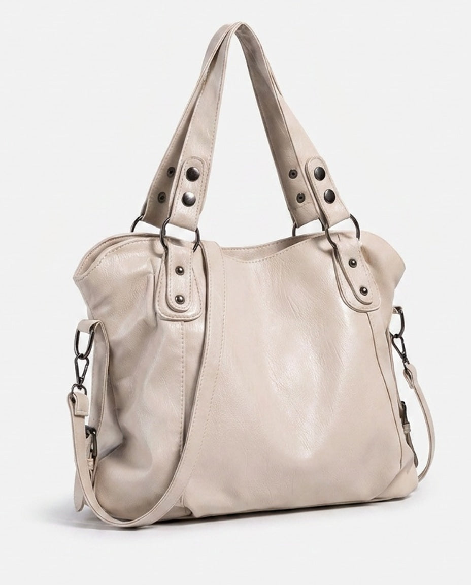 Éléa Montfort | Slouchy Double Handle Crossbody Bag