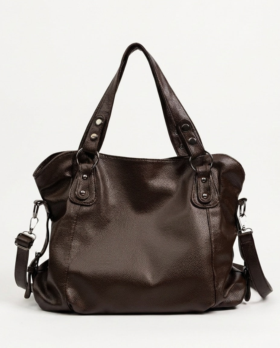 Éléa Montfort | Slouchy Double Handle Crossbody Bag