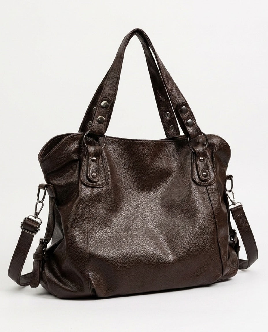 Éléa Montfort | Slouchy Double Handle Crossbody Bag