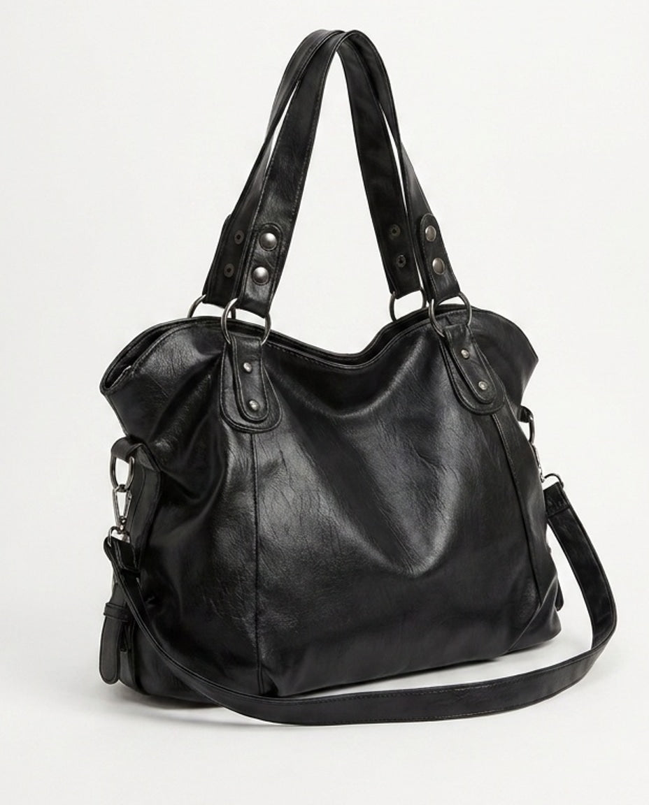 Éléa Montfort | Slouchy Double Handle Crossbody Bag