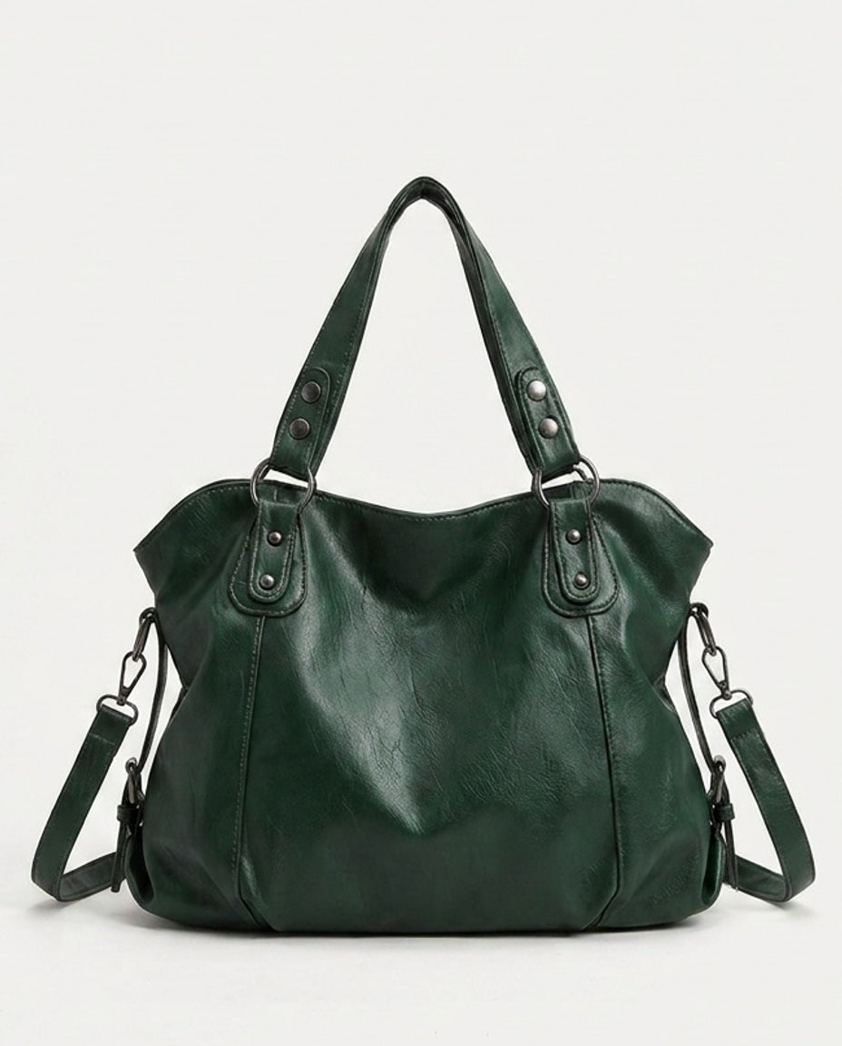 Éléa Montfort | Slouchy Double Handle Crossbody Bag