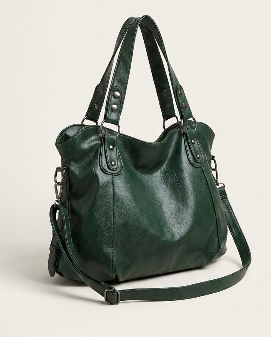 Éléa Montfort | Slouchy Double Handle Crossbody Bag