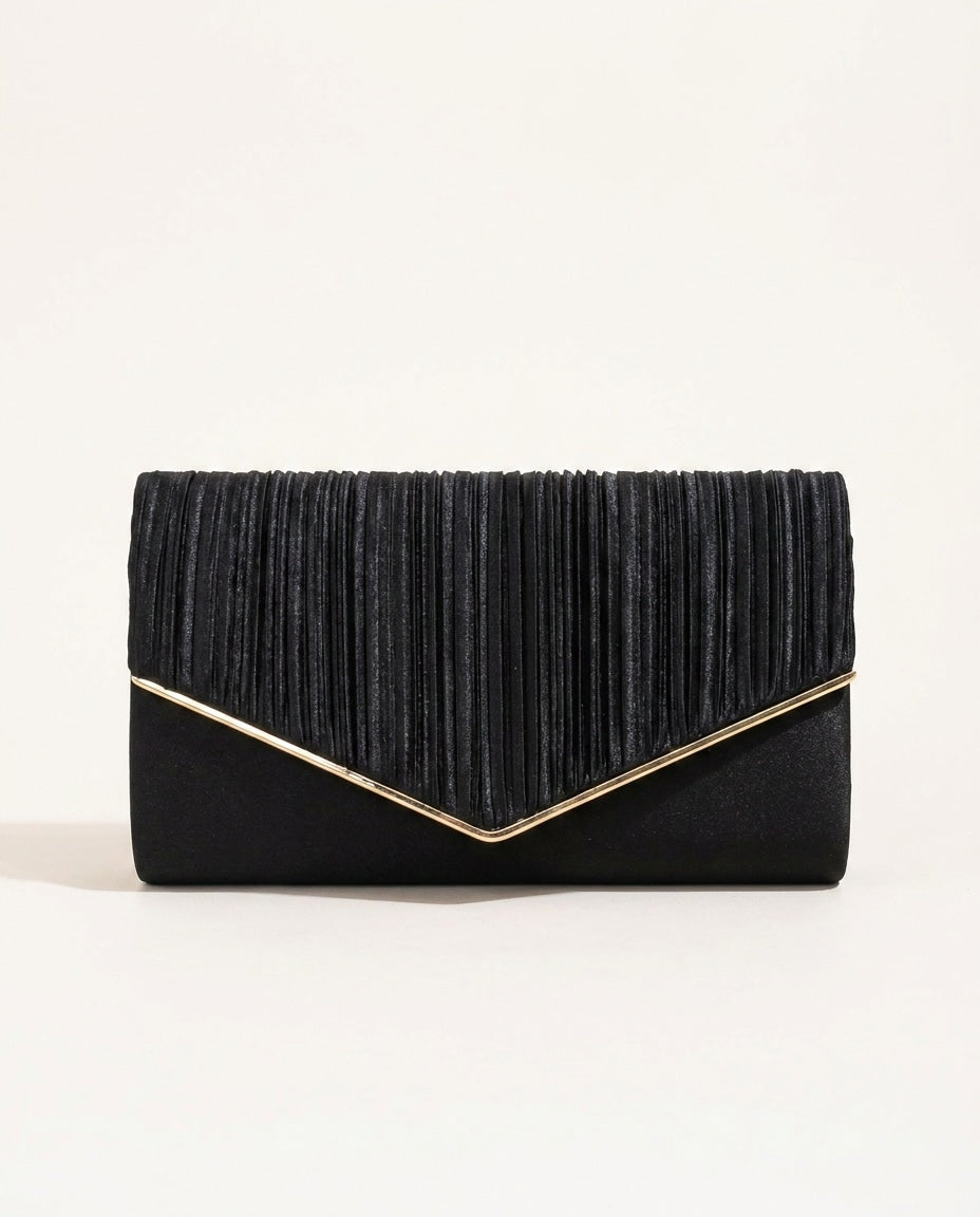 Léonelle D'Aveline | Pleated Envelope Clutch Bag