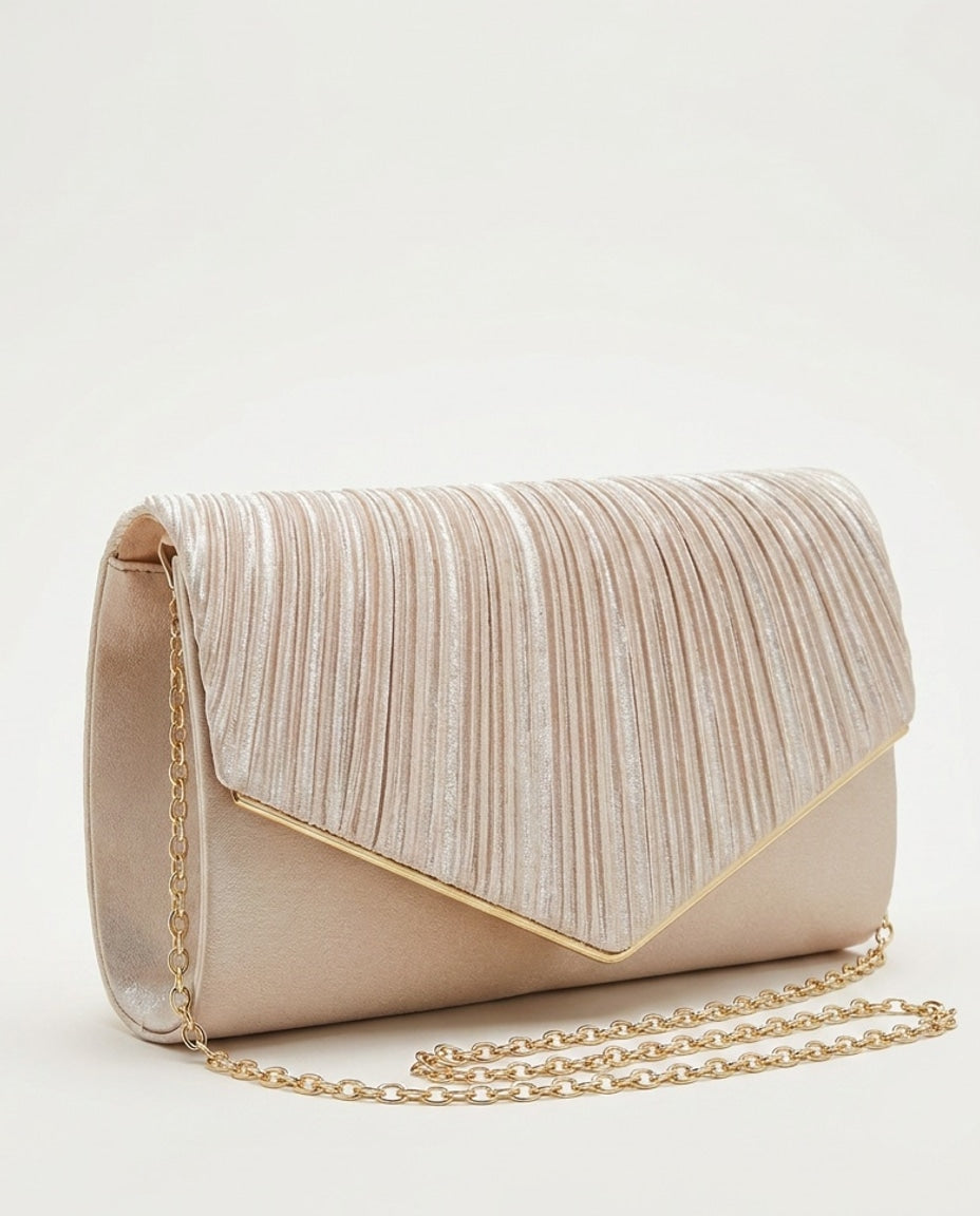 Léonelle D'Aveline | Pleated Envelope Clutch Bag