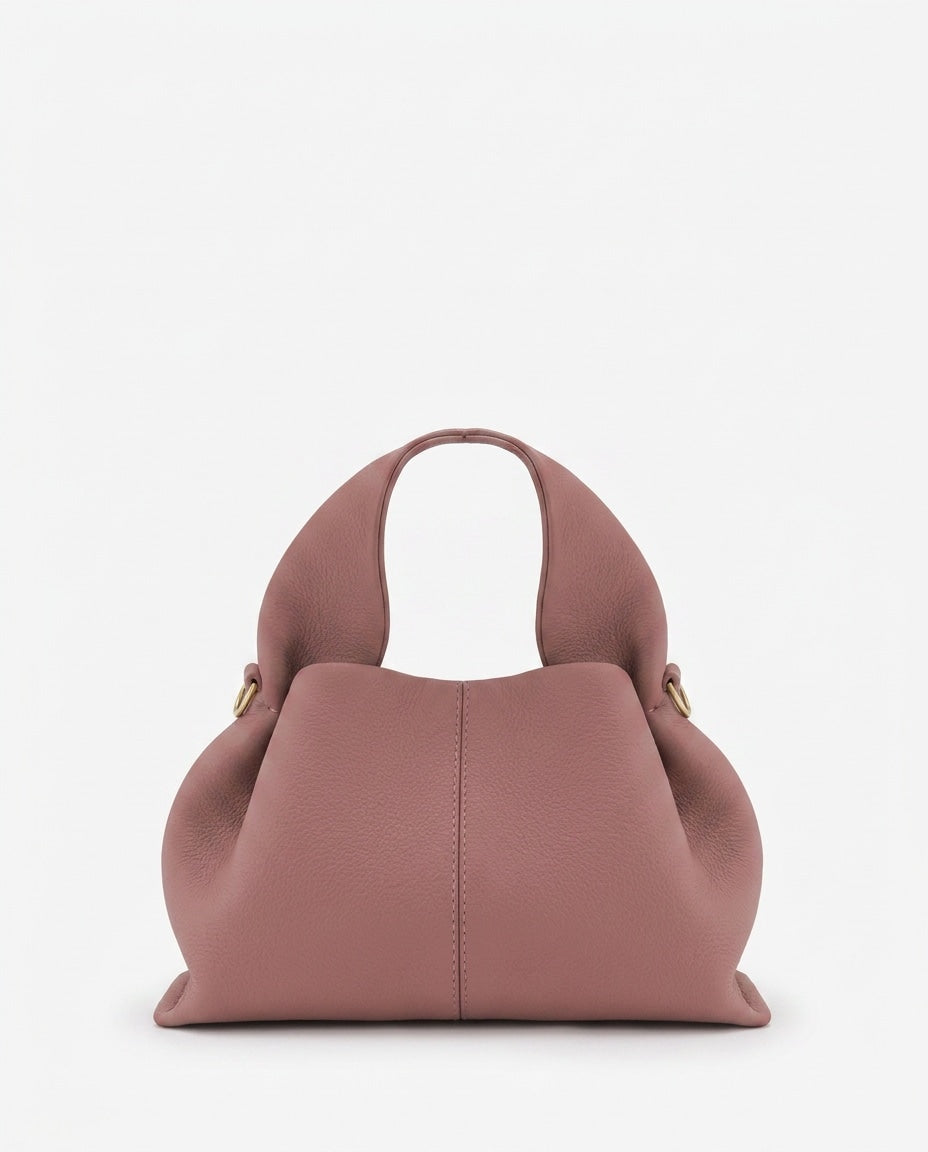 Cléa Villedieu | Pebbled Leather Top-Handle Bag