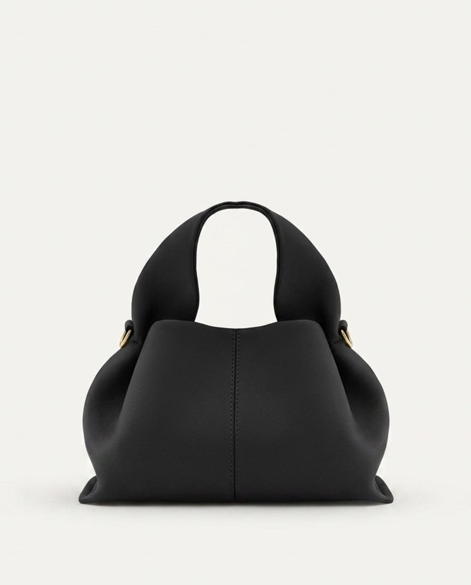 Cléa Villedieu | Pebbled Leather Top-Handle Bag