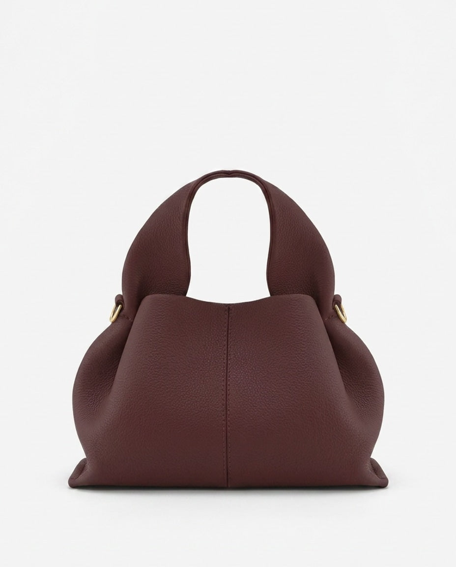 Cléa Villedieu | Pebbled Leather Top-Handle Bag