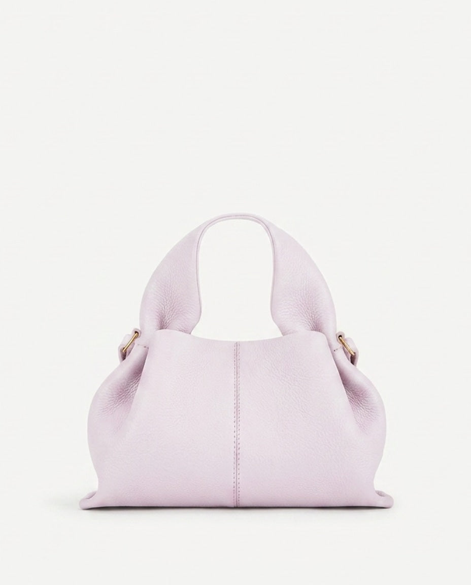 Cléa Villedieu | Pebbled Leather Top-Handle Bag
