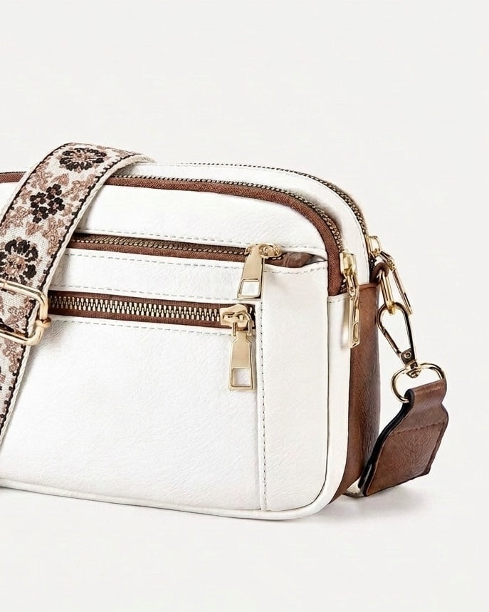 Soline Duvernay | Woven-Strap Boxy Crossbody Bag