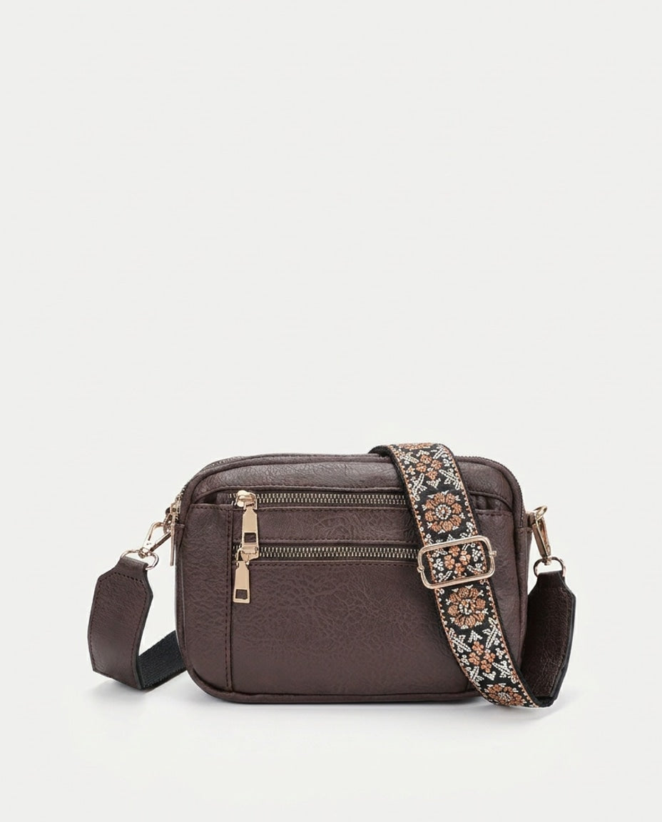 Soline Duvernay | Woven-Strap Boxy Crossbody Bag