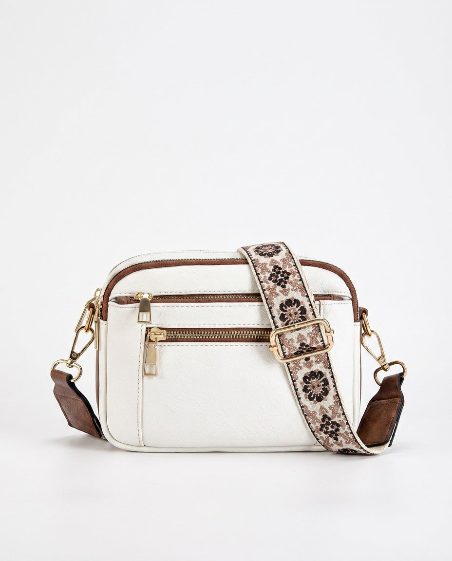 Soline Duvernay | Woven-Strap Boxy Crossbody Bag
