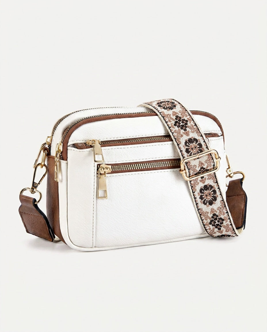 Soline Duvernay | Woven-Strap Boxy Crossbody Bag