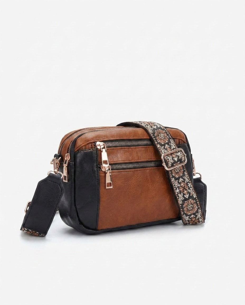 Soline Duvernay | Woven-Strap Boxy Crossbody Bag