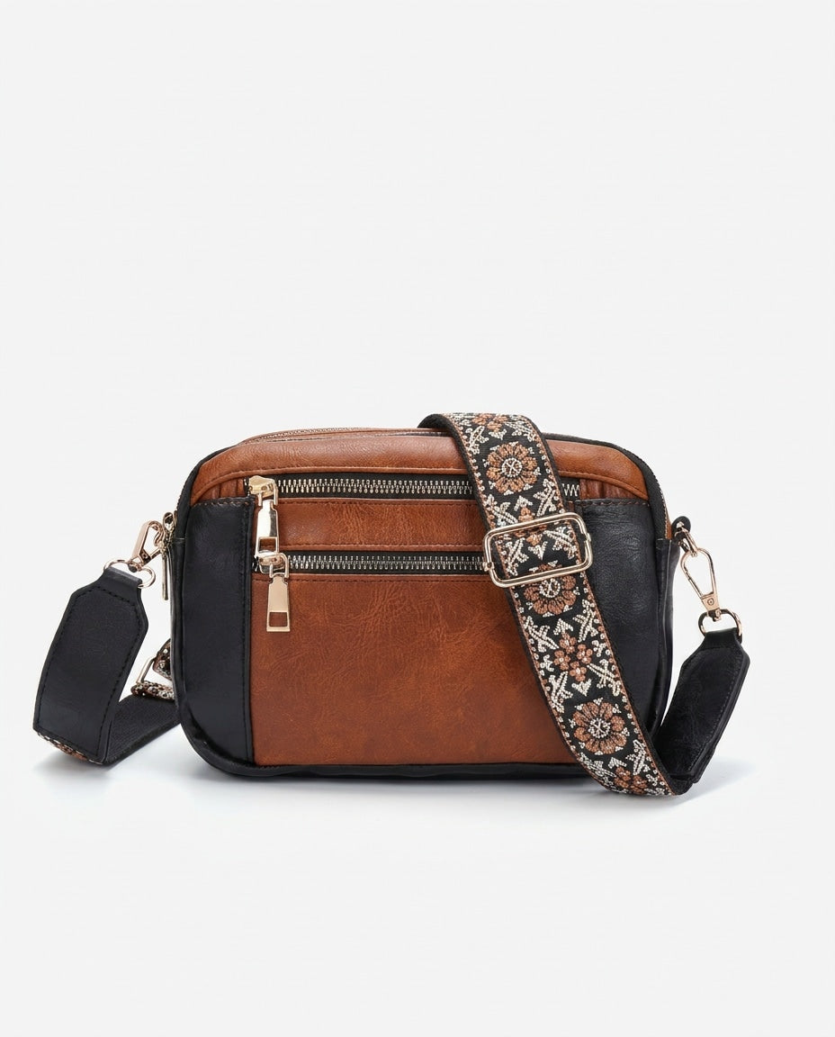 Soline Duvernay | Woven-Strap Boxy Crossbody Bag