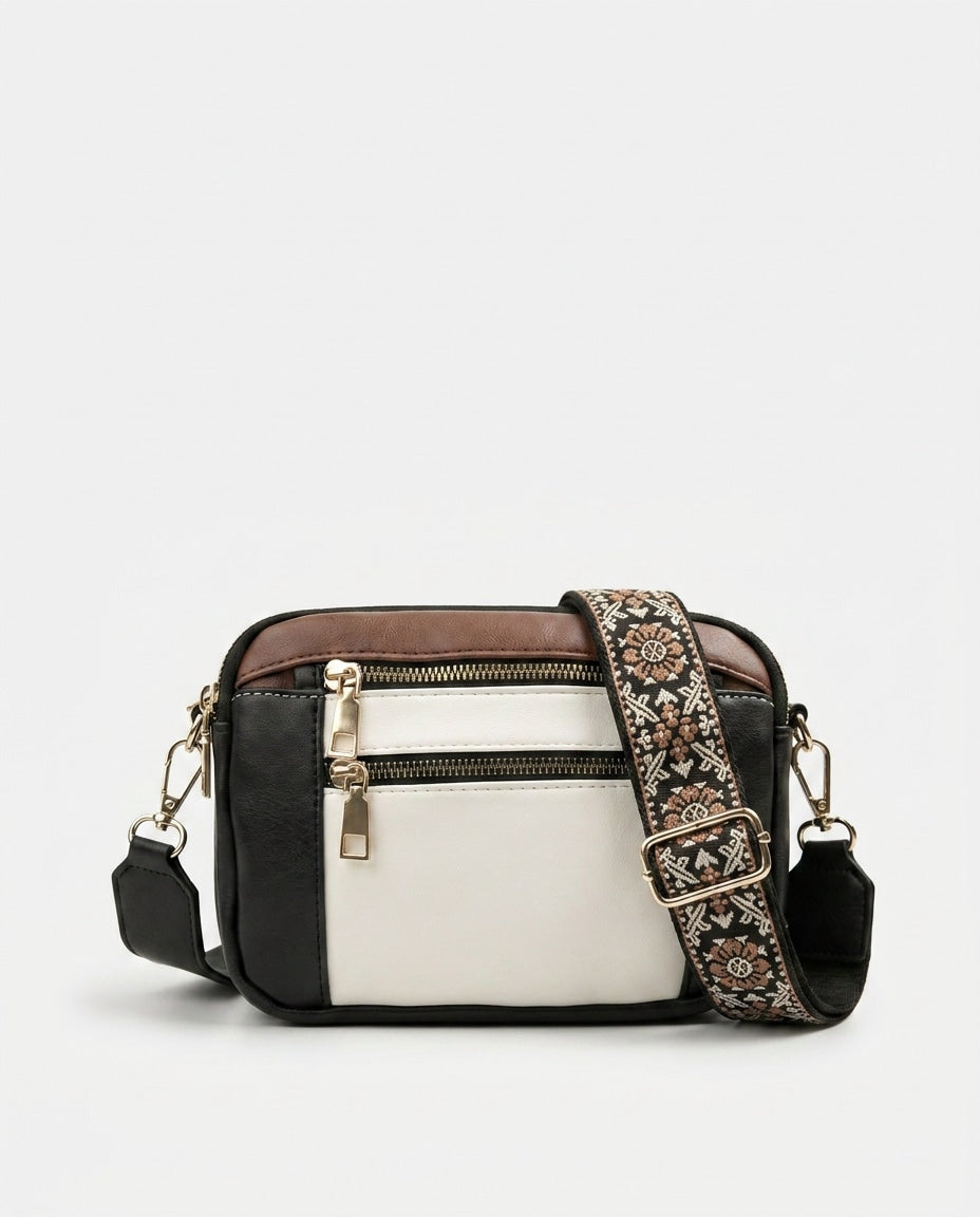 Soline Duvernay | Woven-Strap Boxy Crossbody Bag