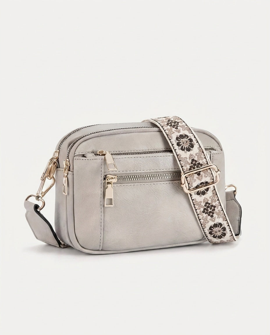 Soline Duvernay | Woven-Strap Boxy Crossbody Bag