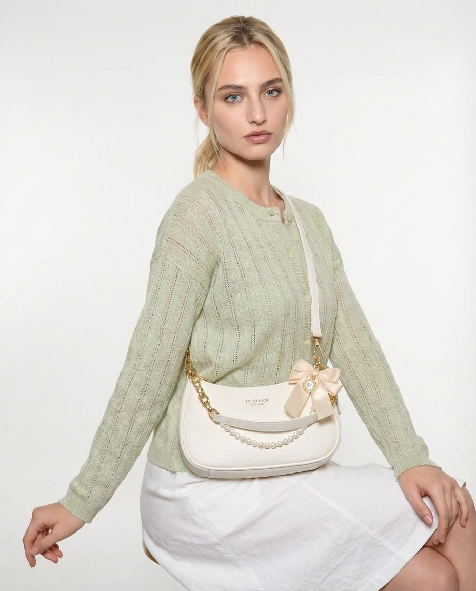 Bérénice Chastel | Chain Strap Crescent Crossbody Bag