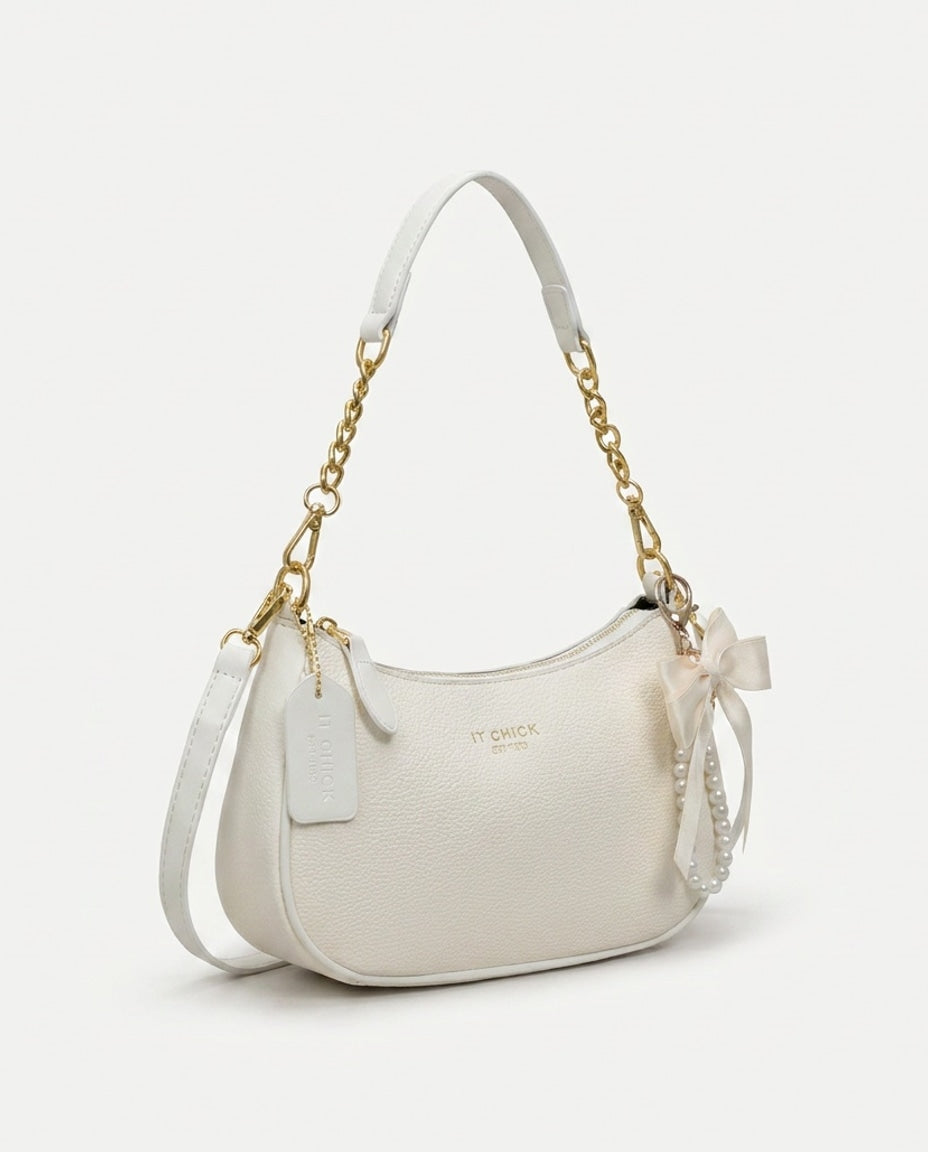 Bérénice Chastel | Chain Strap Crescent Crossbody Bag