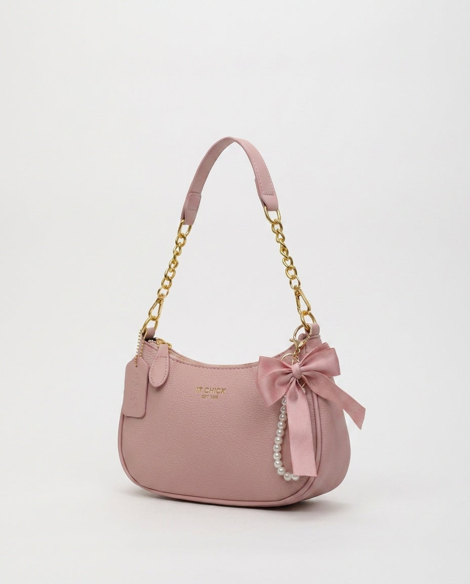 Bérénice Chastel | Chain Strap Crescent Crossbody Bag
