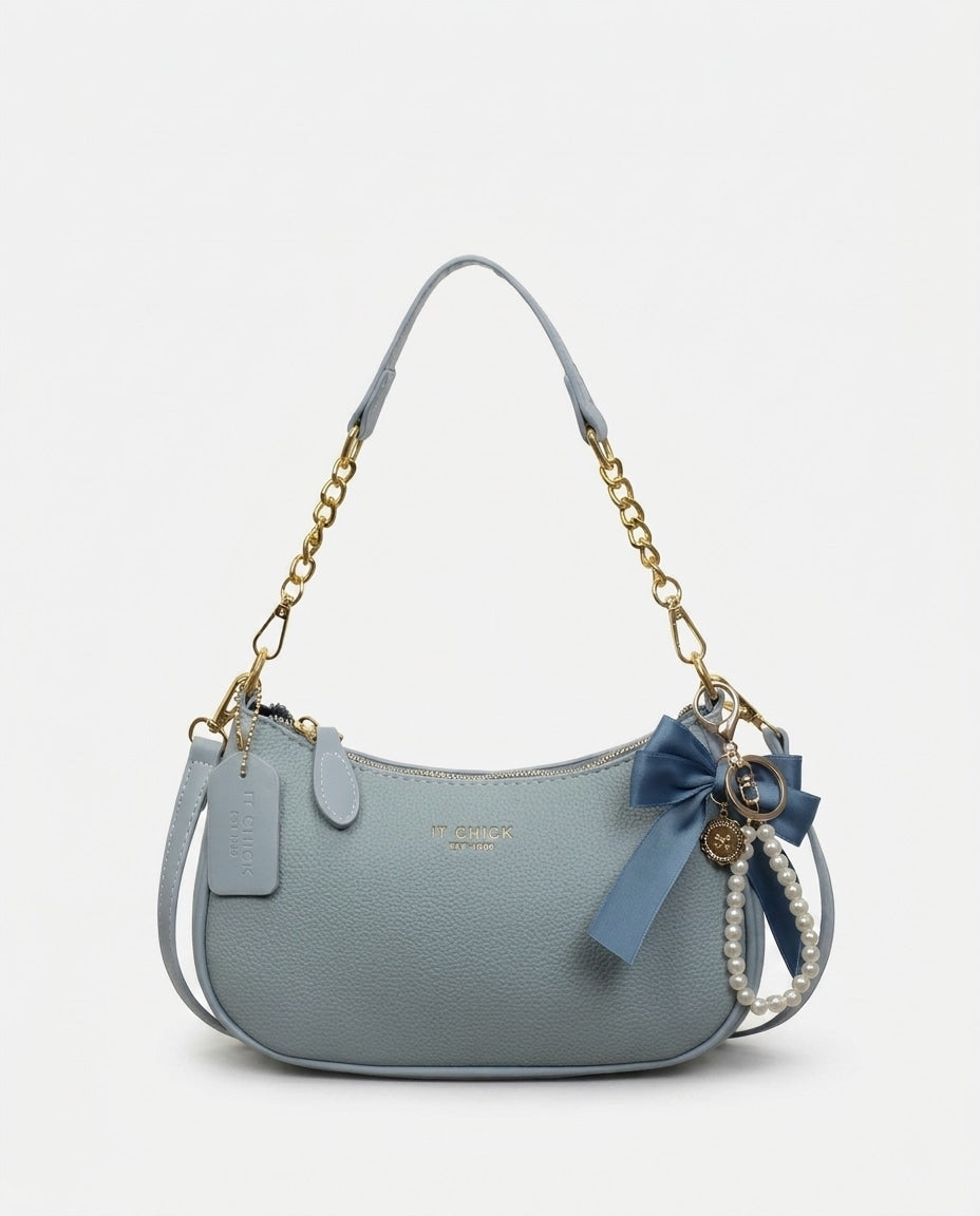 Bérénice Chastel | Chain Strap Crescent Crossbody Bag