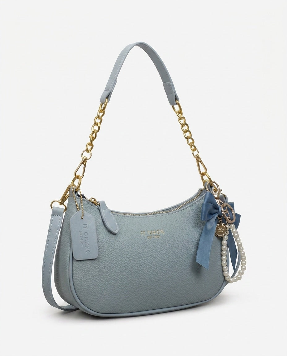 Bérénice Chastel | Chain Strap Crescent Crossbody Bag