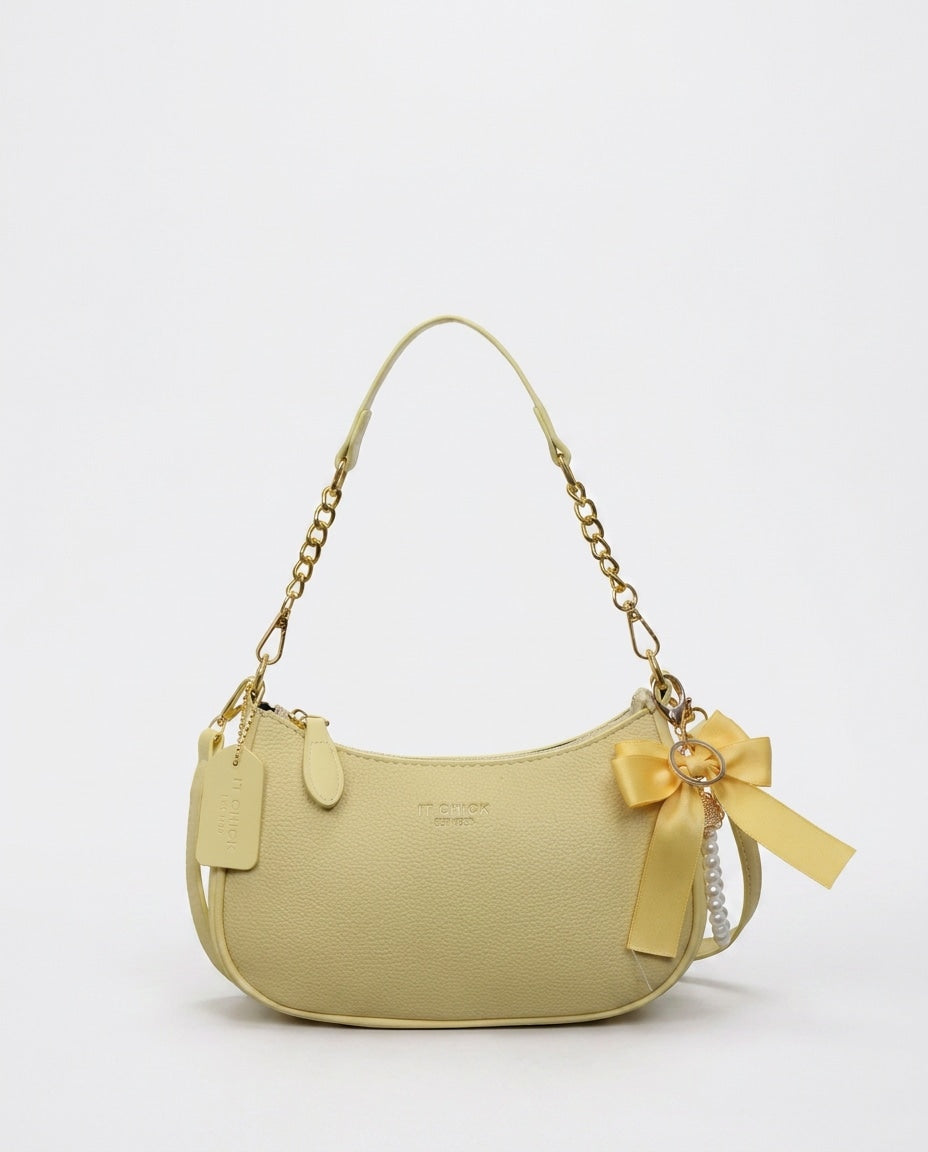 Bérénice Chastel | Chain Strap Crescent Crossbody Bag