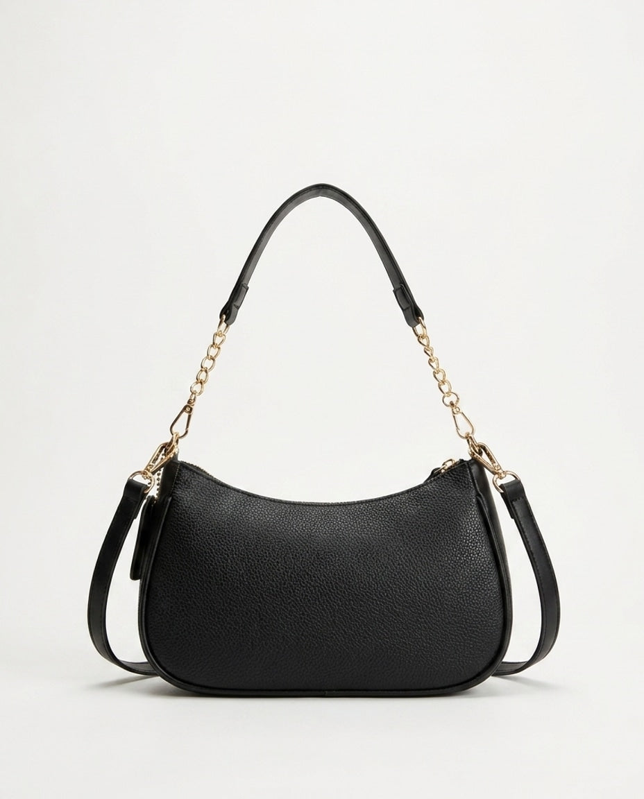 Blandine Lécot | Small Chain Strap Crescent Crossbody Bag