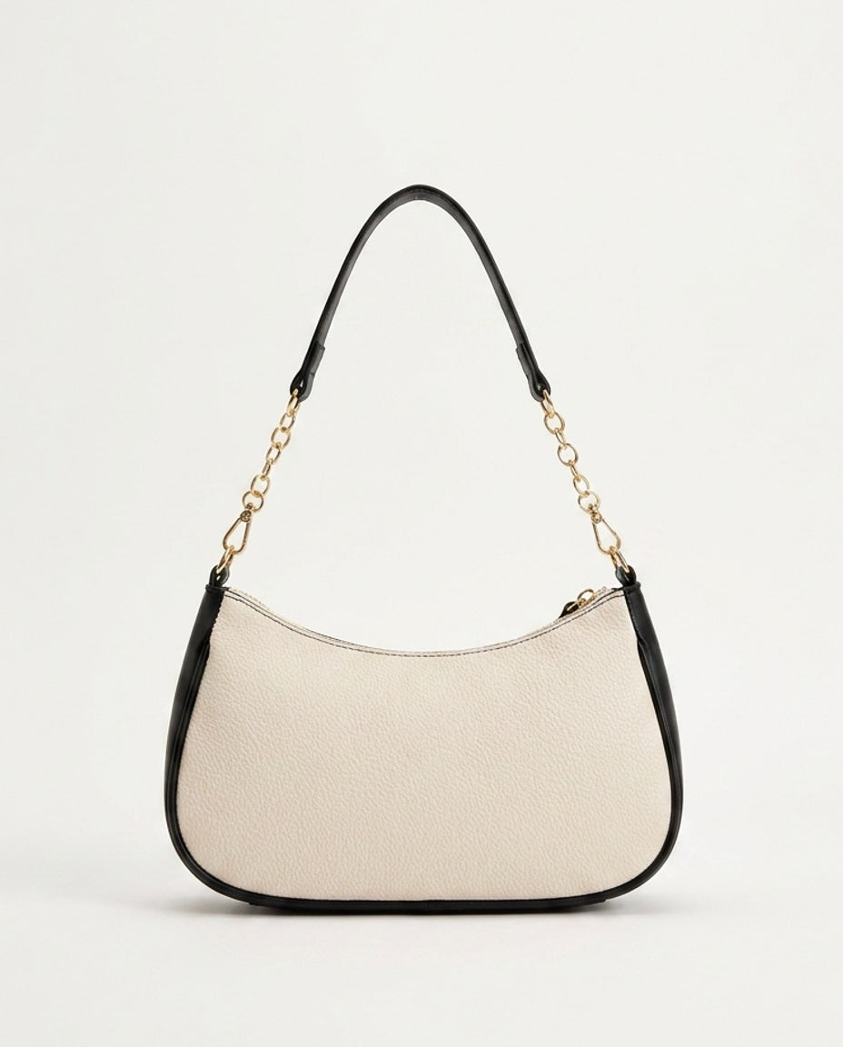 Blandine Lécot | Small Chain Strap Crescent Crossbody Bag