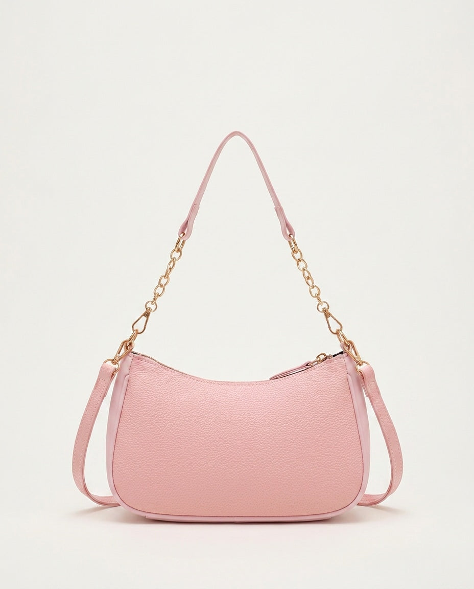 Blandine Lécot | Small Chain Strap Crescent Crossbody Bag