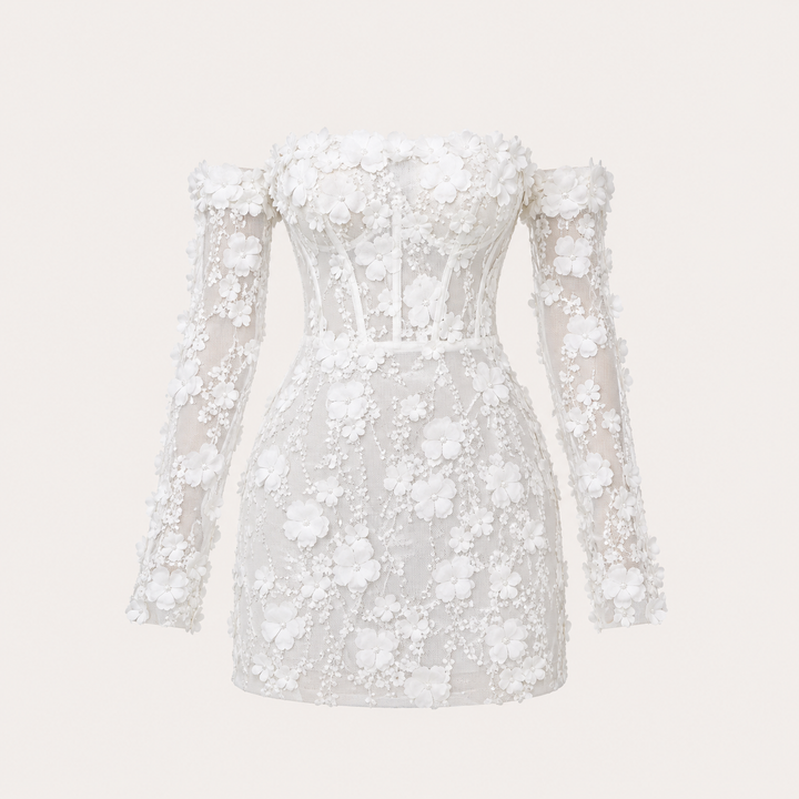 Giulia Parisi | Off-Shoulder Mini Cocktail Dress For Women