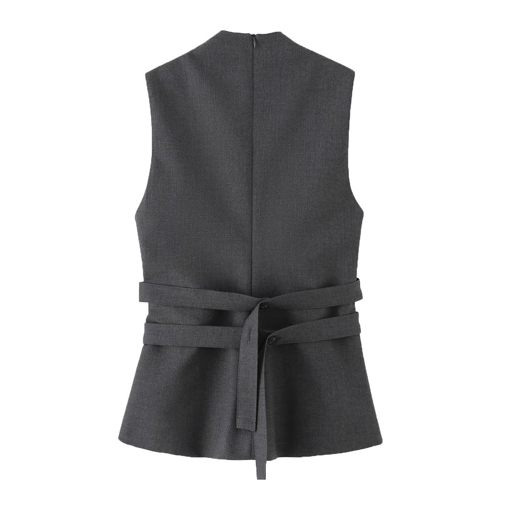 Mireille Valbourg | Double-Breasted Tailored Waistcoat